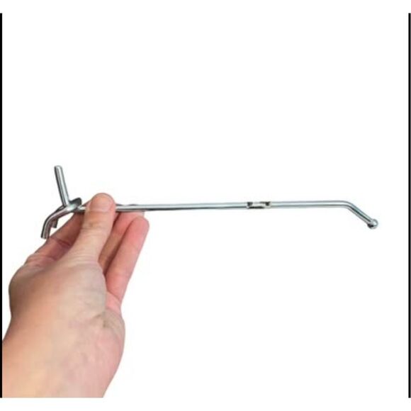 21 Pegboard Hooks Approx 9” 18 With Ball & 3 Without - Picture 2 of 6